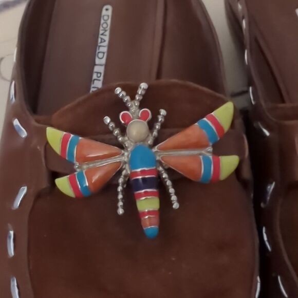 Donald Pliner Leather slip on shoes - Picture 4 of 9